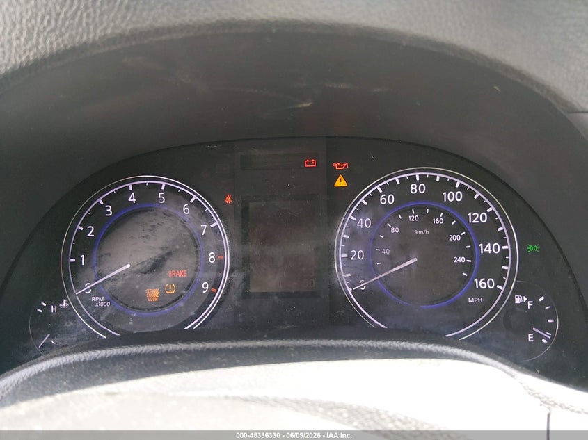 2011 Infiniti G25 VIN JN1DV6AP4BM601184 IAAI salvage auction — FRONT END, Salvage (Alabama), sold $350 on 2026-07-20 (photo 7)