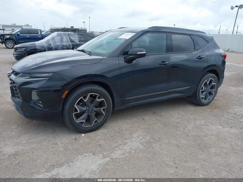 2019 Chevrolet Blazer VIN 3GNKBERS8KS687221 IAAI salvage auction — HAIL, Original (Texas), sold $8,900 on 2026-08-19 (photo 2)