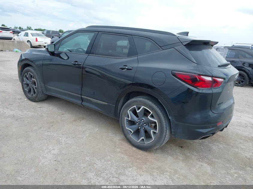 2019 Chevrolet Blazer VIN 3GNKBERS8KS687221 IAAI salvage auction — HAIL, Original (Texas), sold $8,900 on 2026-08-19 (photo 3)