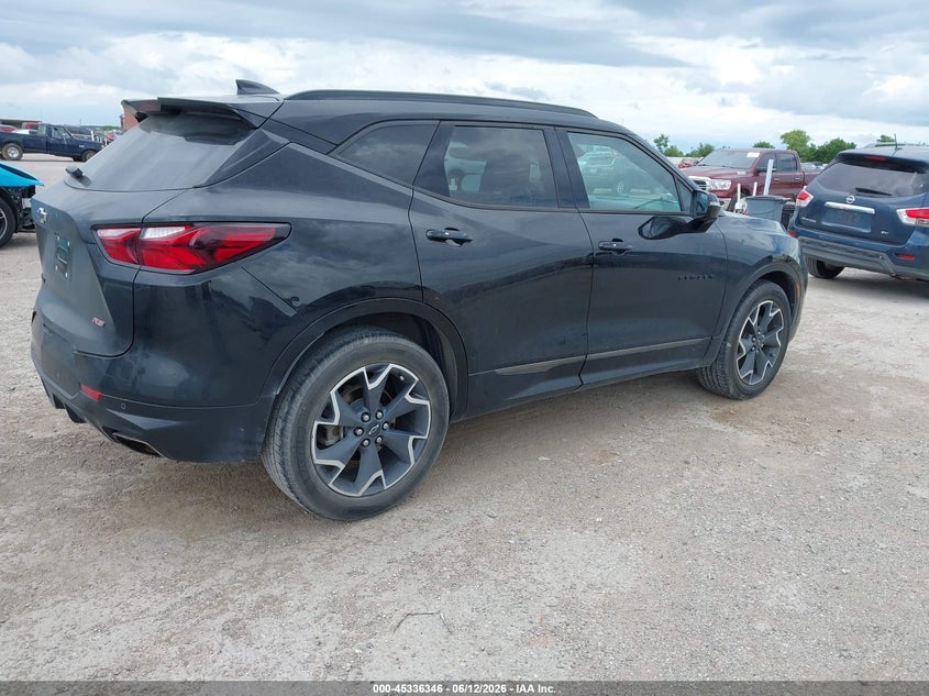 2019 Chevrolet Blazer VIN 3GNKBERS8KS687221 IAAI salvage auction — HAIL, Original (Texas), sold $8,900 on 2026-08-19 (photo 4)