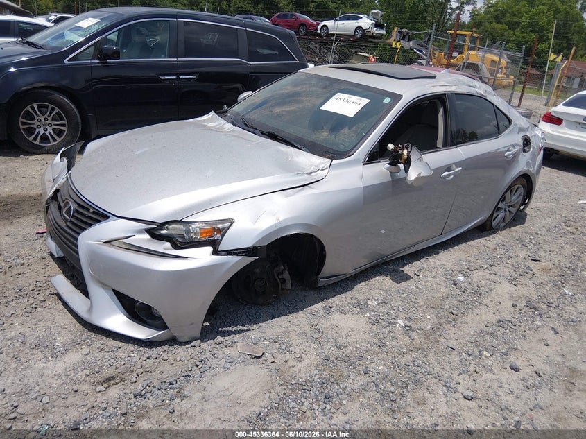 2015 Lexus Is VIN JTHBF1D27F5052227 IAAI salvage auction — ALL OVER, Salvage Title, sold $25 on 2026-07-28 (photo 2)