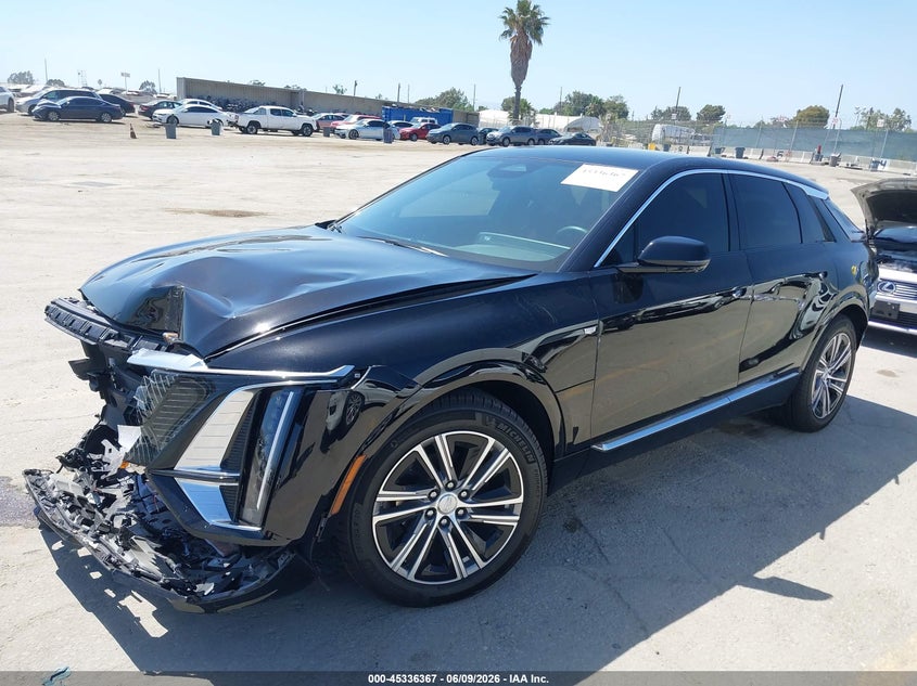 2024 Cadillac Lyriq VIN 1GYKPRRK2RZ138462 IAAI salvage auction — FRONT END, Salvage (California), sold $7,300 on 2026-07-23 (photo 2)
