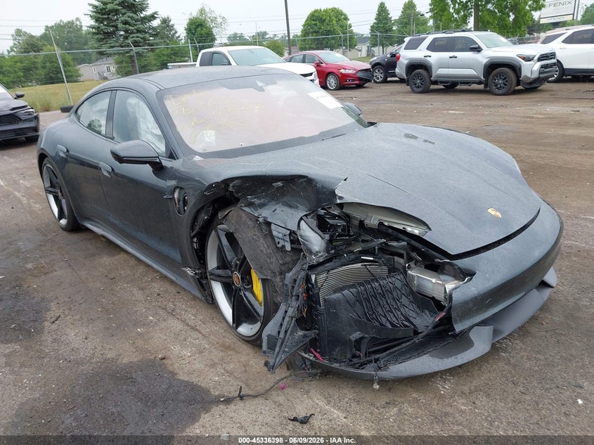 2020 Porsche Taycan VIN WP0AC2Y11LSA70753 IAAI salvage auction — FRONT END, Clear (Michigan), sold $20,000 on 2026-07-22 (photo 6)