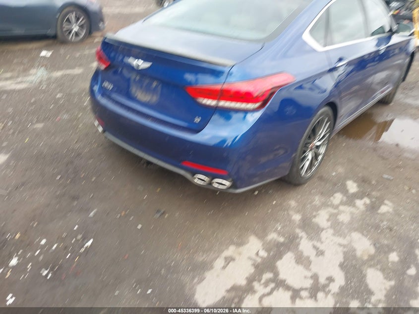 2015 Hyundai Genesis VIN KMHGN4JF4FU090535 IAAI salvage auction — LEFT REAR, Salvage (Virginia), sold $3,100 on 2026-07-07 (photo 4)