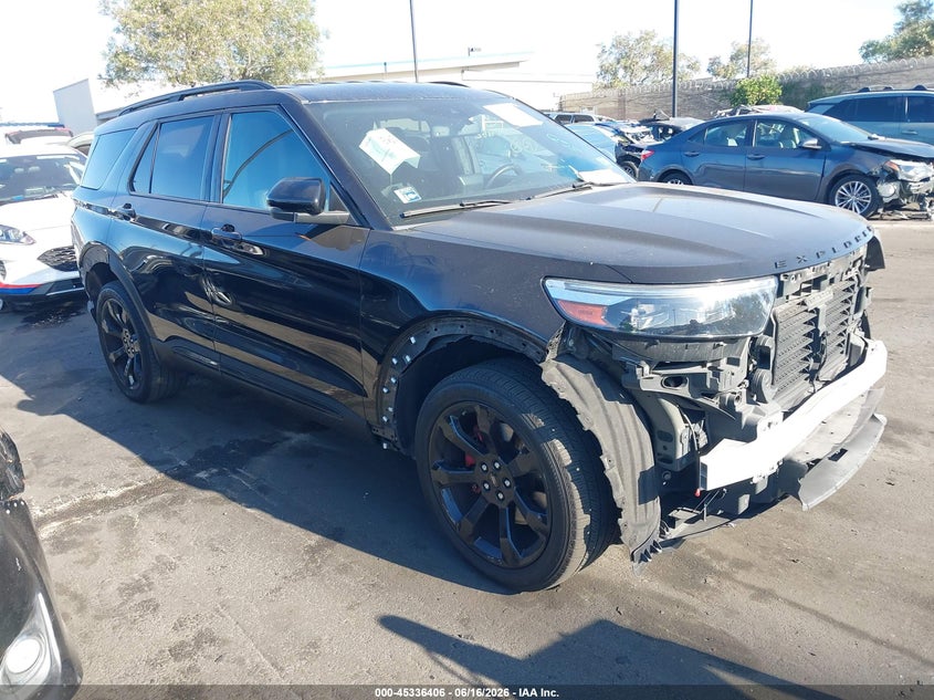2020 Ford Explorer VIN 1FM5K8GC3LGD06339 IAAI salvage auction — FRONT & REAR, Salvage Title, sold $6,500 on 2026-07-31 (photo 1)
