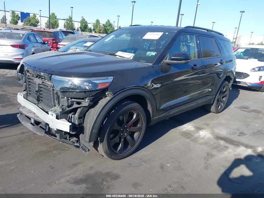 2020 Ford Explorer VIN 1FM5K8GC3LGD06339 IAAI salvage auction — FRONT & REAR, Salvage Title, sold $6,500 on 2026-07-31 (photo 2)
