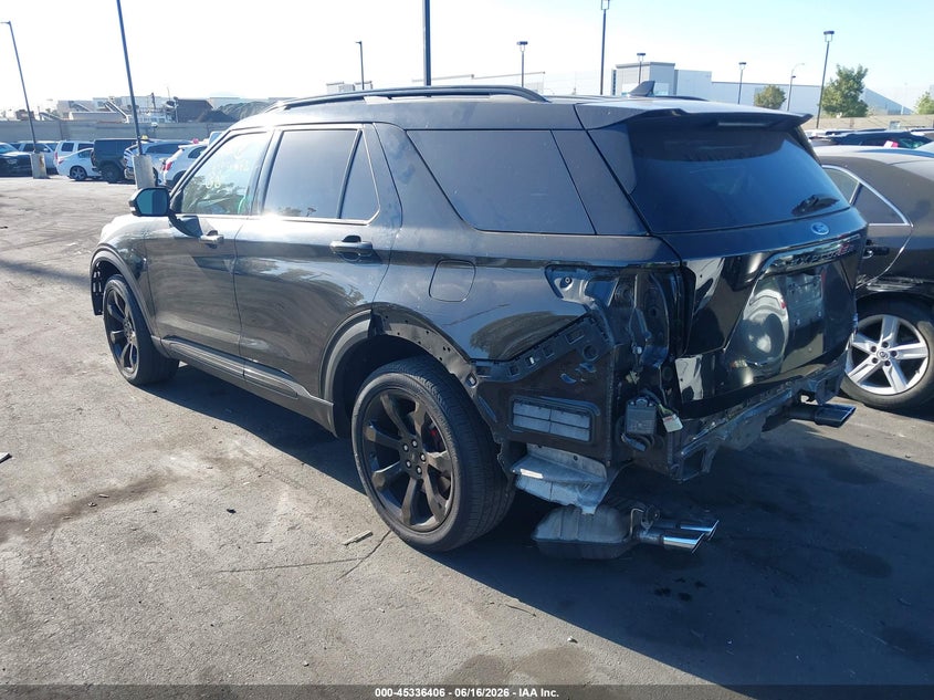 2020 Ford Explorer VIN 1FM5K8GC3LGD06339 IAAI salvage auction — FRONT & REAR, Salvage Title, sold $6,500 on 2026-07-31 (photo 3)