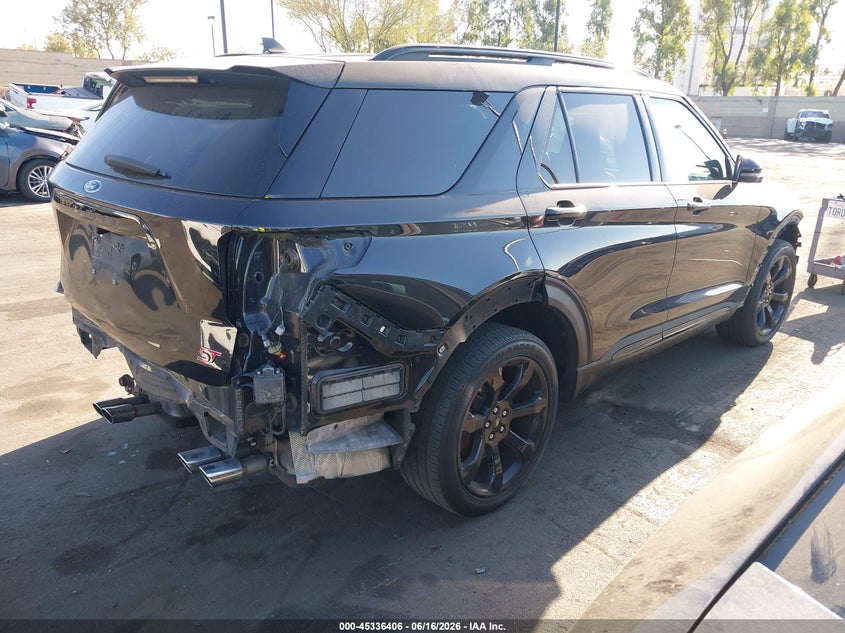 2020 Ford Explorer VIN 1FM5K8GC3LGD06339 IAAI salvage auction — FRONT & REAR, Salvage Title, sold $6,500 on 2026-07-31 (photo 4)