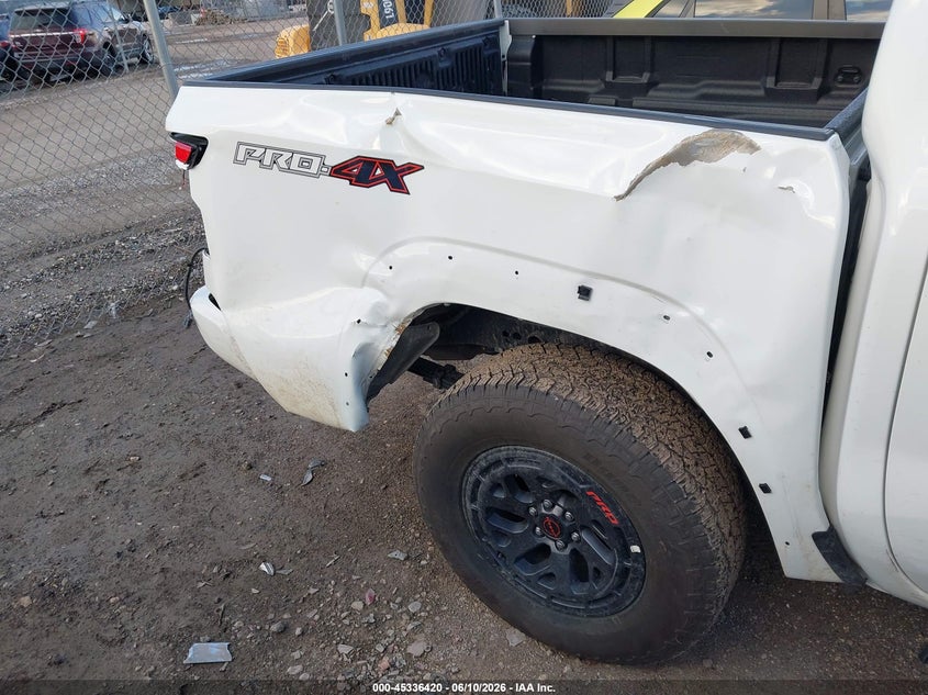 2026 Nissan Frontier VIN 1N6ED1EK1TN638241 IAAI salvage auction — RIGHT REAR, Enterprise Vehicles Clear Only (Texas), sold $25,900 on 2026-07-07 (photo 6)