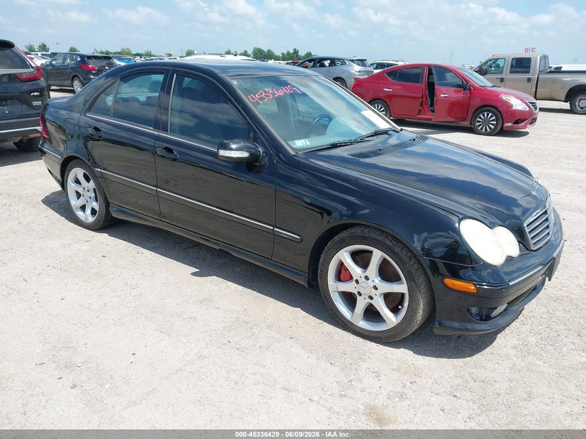 2007 Mercedes-benz C class VIN WDBRF52H27F936293 IAAI salvage auction — HAIL, Original (Texas), sold $600 on 2026-07-29 (photo 1)