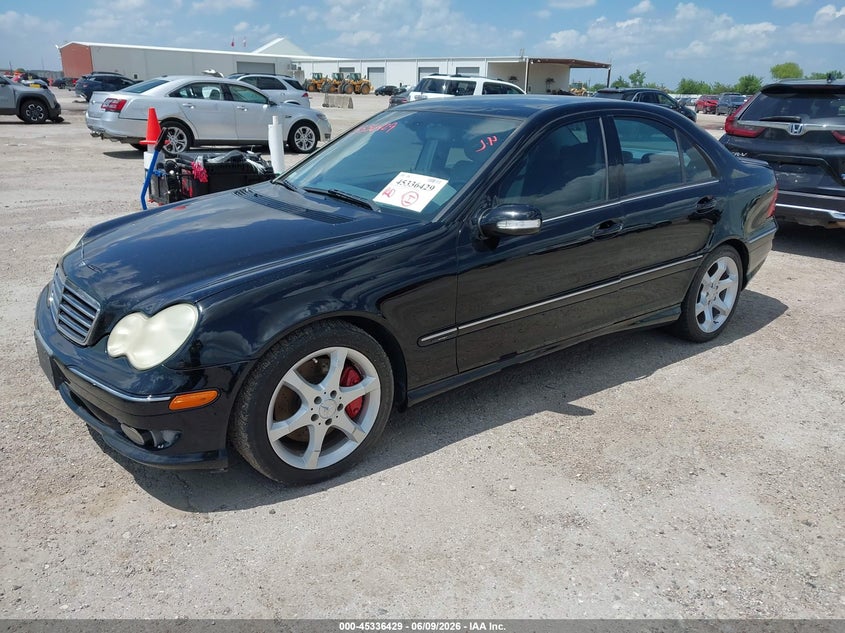 2007 Mercedes-benz C class VIN WDBRF52H27F936293 IAAI salvage auction — HAIL, Original (Texas), sold $600 on 2026-07-29 (photo 2)