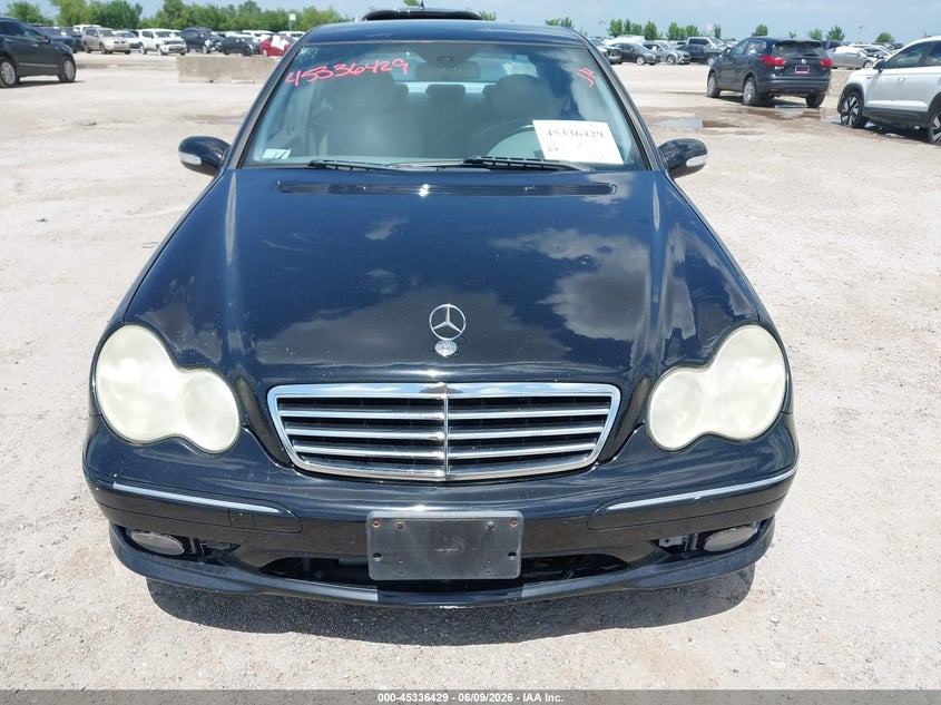 2007 Mercedes-benz C class VIN WDBRF52H27F936293 IAAI salvage auction — HAIL, Original (Texas), sold $600 on 2026-07-29 (photo 6)