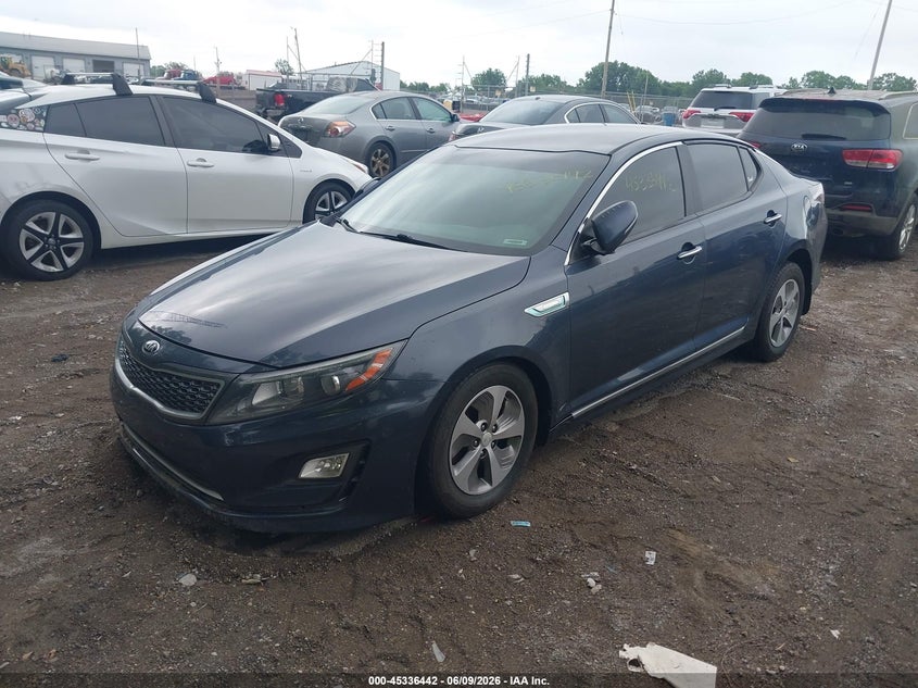 2015 Kia Optima VIN KNAGM4AD3F5081922 IAAI salvage auction — NORMAL WEAR, Clear (Indiana), sold $350 on 2026-07-22 (photo 2)