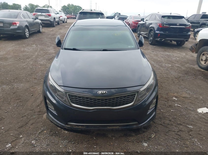 2015 Kia Optima VIN KNAGM4AD3F5081922 IAAI salvage auction — NORMAL WEAR, Clear (Indiana), sold $350 on 2026-07-22 (photo 6)
