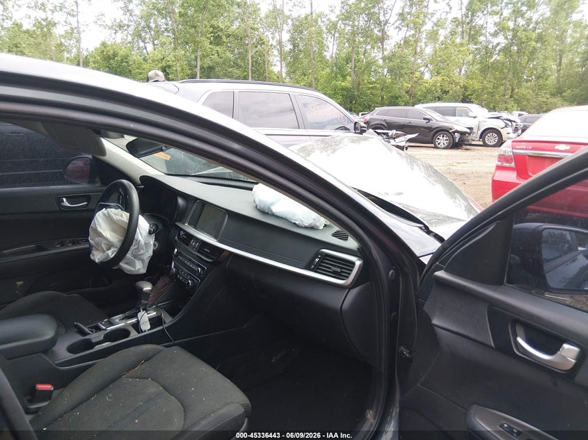 2020 Kia Optima VIN 5XXGT4L36LG447938 IAAI salvage auction — FRONT END, Salvage Title, sold $25 on 2026-07-21 (photo 5)