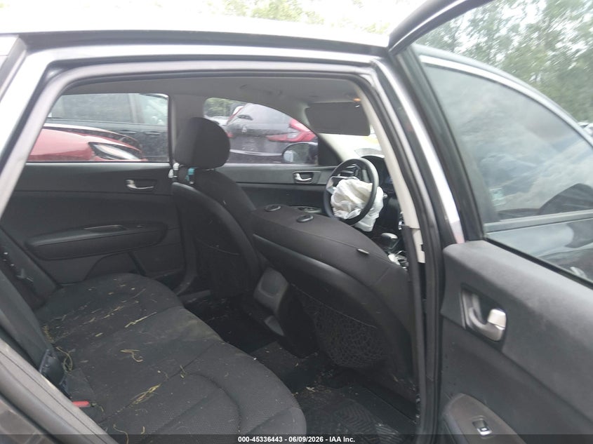 2020 Kia Optima VIN 5XXGT4L36LG447938 IAAI salvage auction — FRONT END, Salvage Title, sold $25 on 2026-07-21 (photo 8)