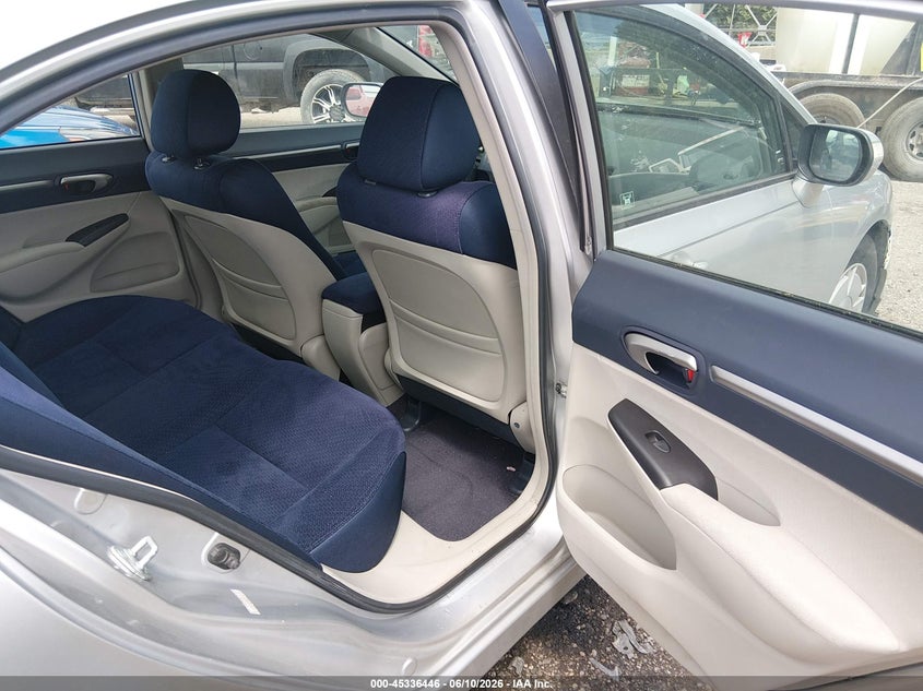2007 Honda Civic hybrid VIN JHMFA36237S001139 IAAI salvage auction — FRONT END, Clear (Indiana), sold $450 on 2026-07-22 (photo 8)