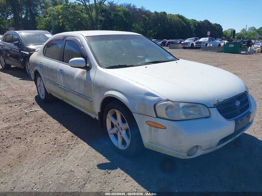 2000 Nissan Maxima VIN JN1CA31D0YT710610 IAAI salvage auction — NORMAL WEAR, Clear (New York), sold $475 on 2026-07-07 (photo 1)