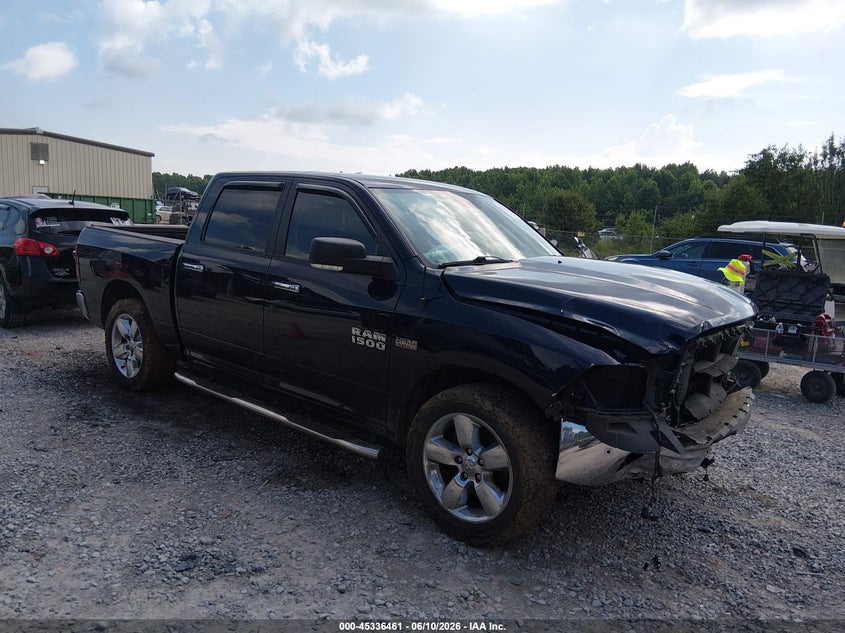 2016 Ram 1500 VIN 1C6RR6LTXGS209919 IAAI salvage auction — FRONT END, Salvage Title, sold $1,750 on 2026-08-03 (photo 1)