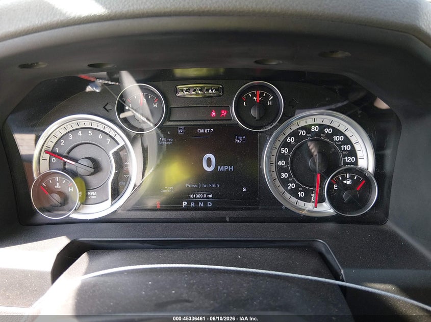 2016 Ram 1500 VIN 1C6RR6LTXGS209919 IAAI salvage auction — FRONT END, Salvage Title, sold $1,750 on 2026-08-03 (photo 7)