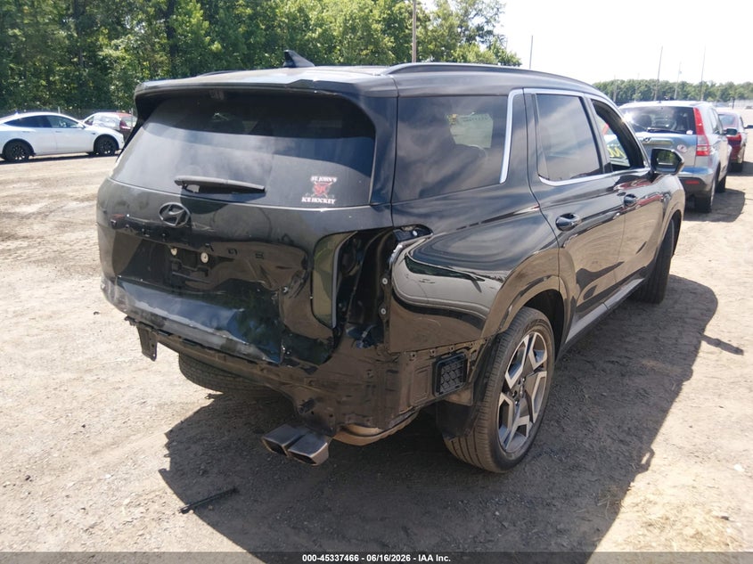 2024 Hyundai Palisade VIN KM8R7DGE0RU716877 IAAI salvage auction — REAR END, Salvage - 75% Or Less (Maryland), sold $7,600 on 2026-07-29 (photo 4)