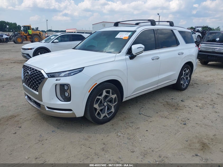 2022 Hyundai Palisade VIN KM8R74HE2NU474232 IAAI salvage auction — RIGHT SIDE, Salvage (Georgia), sold $3,150 on 2026-07-30 (photo 2)