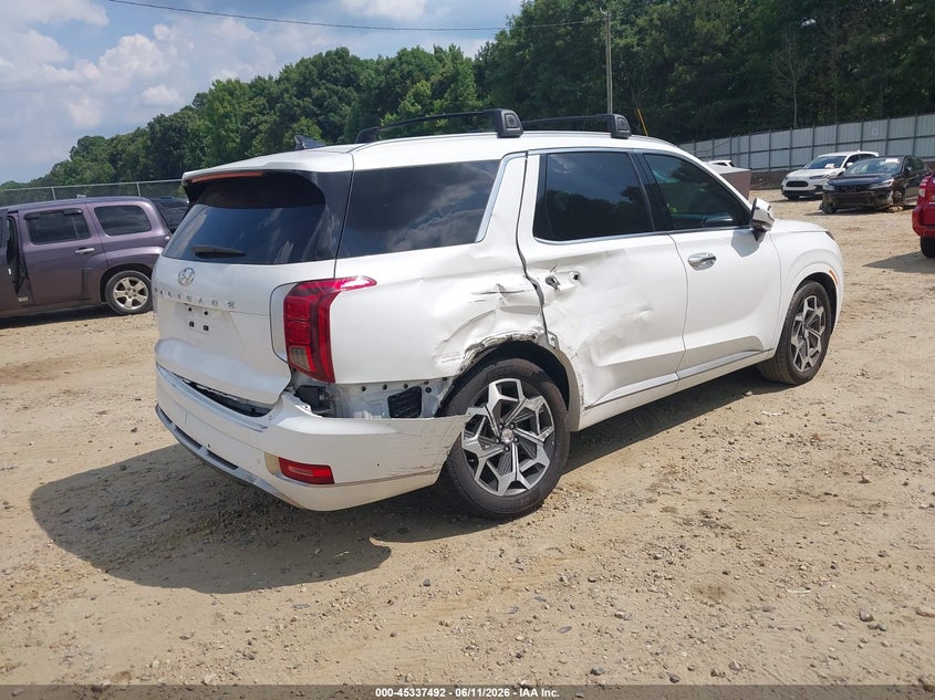 2022 Hyundai Palisade VIN KM8R74HE2NU474232 IAAI salvage auction — RIGHT SIDE, Salvage (Georgia), sold $3,150 on 2026-07-30 (photo 4)