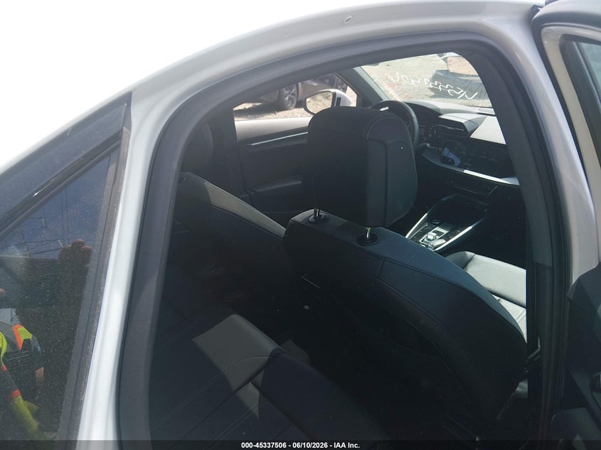 2023 Audi A3 VIN WAUAUDGY0PA024232 IAAI salvage auction — FRAME DAMAGE, Salvage Title, sold $7,200 on 2026-08-20 (photo 8)