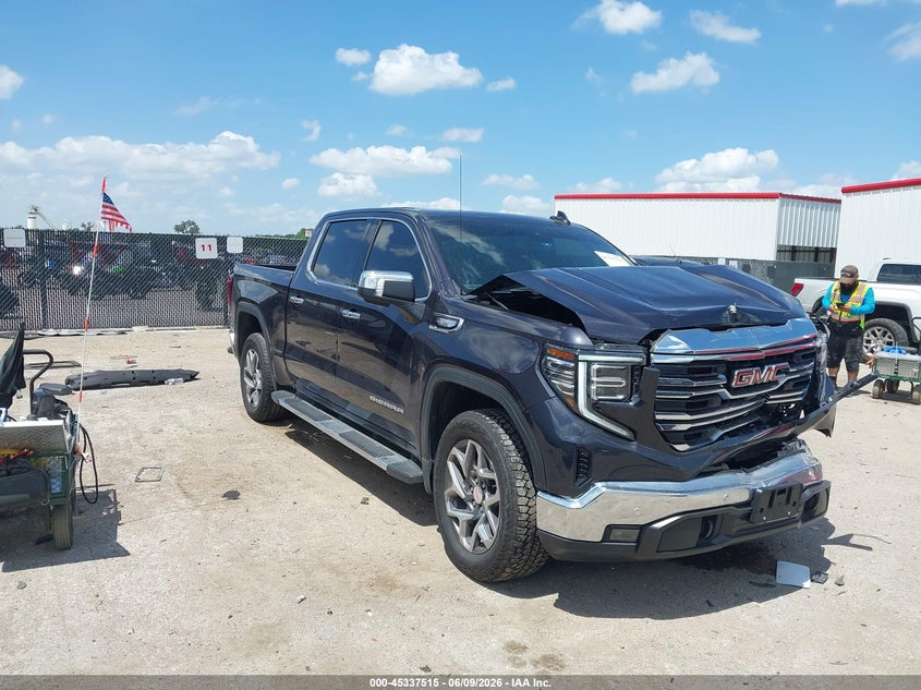 2025 Gmc SIERRA VIN 3GTUUDED9SG304032 IAAI salvage auction — FRONT END, Original (Texas), sold $26,800 on 2026-08-25 (photo 1)