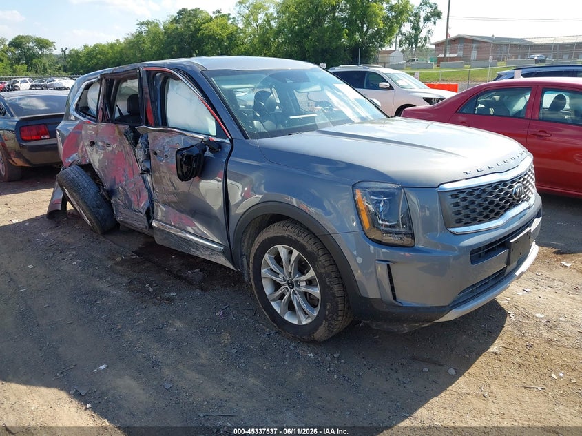 2020 Kia Telluride VIN 5XYP24HC9LG032961 IAAI salvage auction — RIGHT SIDE, Salvage (Tennessee), sold $3,350 on 2026-07-16 (photo 1)