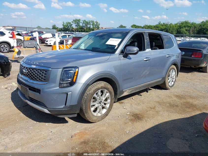 2020 Kia Telluride VIN 5XYP24HC9LG032961 IAAI salvage auction — RIGHT SIDE, Salvage (Tennessee), sold $3,350 on 2026-07-16 (photo 2)