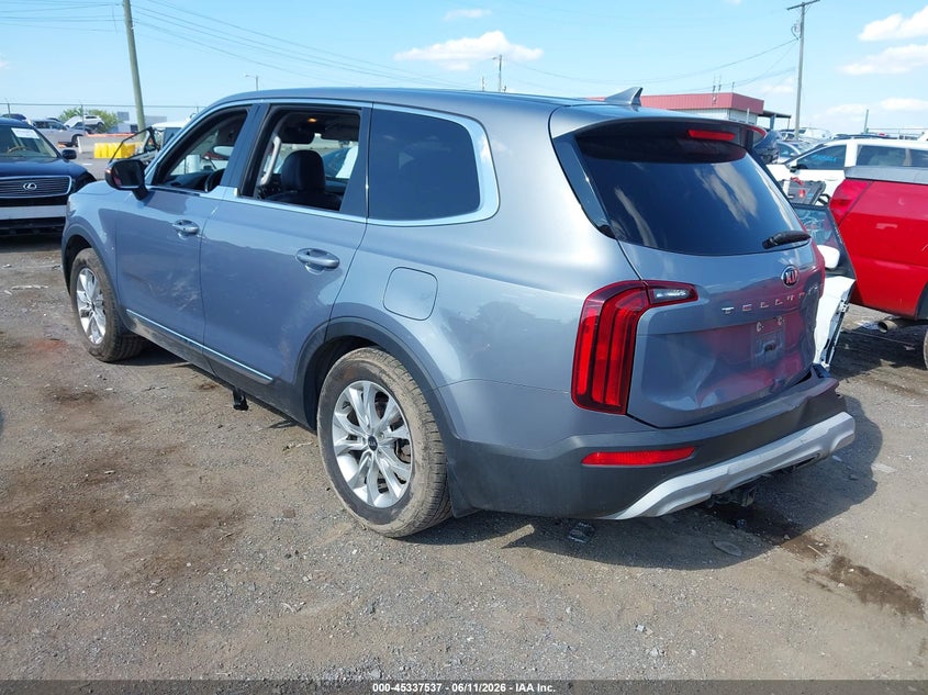 2020 Kia Telluride VIN 5XYP24HC9LG032961 IAAI salvage auction — RIGHT SIDE, Salvage (Tennessee), sold $3,350 on 2026-07-16 (photo 3)
