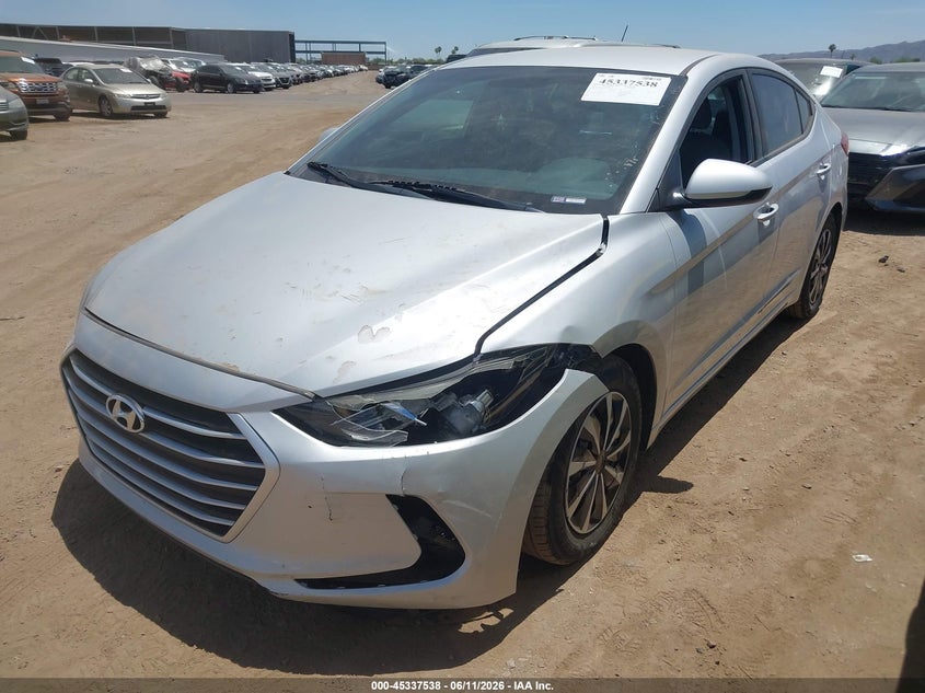 2017 Hyundai Elantra VIN KMHD74LF7HU120964 IAAI salvage auction — UNKNOWN, Salvage (Arizona), sold $1,850 on 2026-07-07 (photo 2)