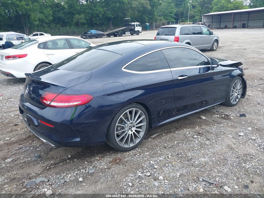 2019 Mercedes-benz C-klasse VIN WDDWJ8DB5KF853291 IAAI salvage auction — FRONT END, Salvage (Georgia), sold $7,100 on 2026-08-06 (photo 4)