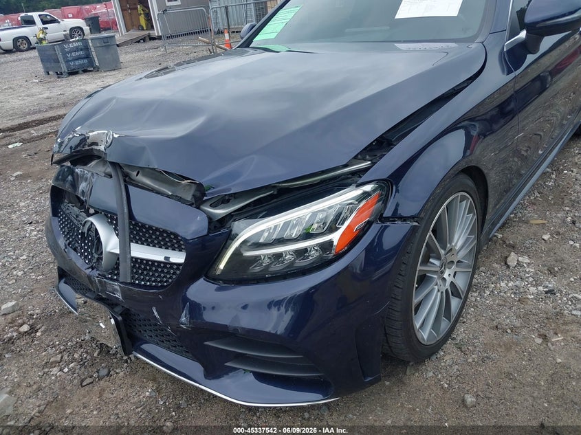 2019 Mercedes-benz C-klasse VIN WDDWJ8DB5KF853291 IAAI salvage auction — FRONT END, Salvage (Georgia), sold $7,100 on 2026-08-06 (photo 6)