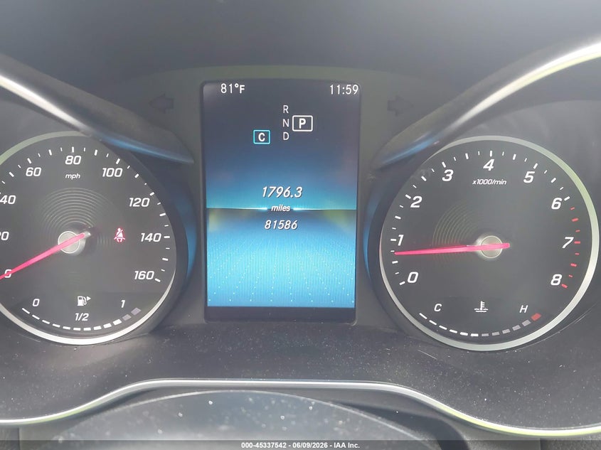 2019 Mercedes-benz C-klasse VIN WDDWJ8DB5KF853291 IAAI salvage auction — FRONT END, Salvage (Georgia), sold $7,100 on 2026-08-06 (photo 7)