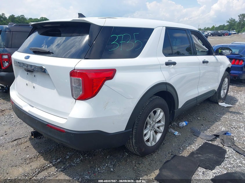 2021 Ford Explorer VIN 1FMSK7BH0MGB42078 IAAI salvage auction — FRONT END, Salvage (Georgia), sold $5,300 on 2026-07-19 (photo 4)