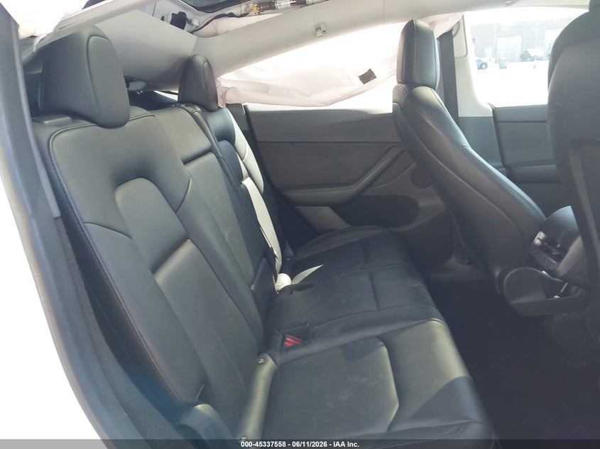 2023 Tesla Model y VIN 7SAYGDEF9PF636398 IAAI salvage auction — LEFT REAR, Wait Title, sold $9,100 on 2026-08-03 (photo 8)