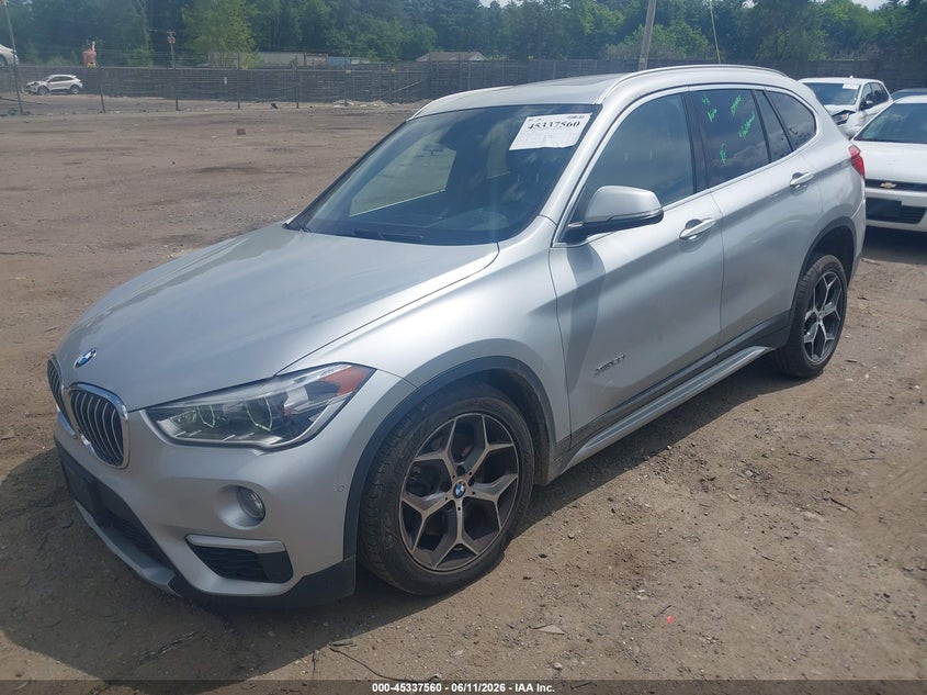 2018 BMW X1 VIN WBXHT3C3XJ5K23560 IAAI salvage auction — RIGHT FRONT, Salvage (Massachusetts), sold $4,050 on 2026-07-17 (photo 2)