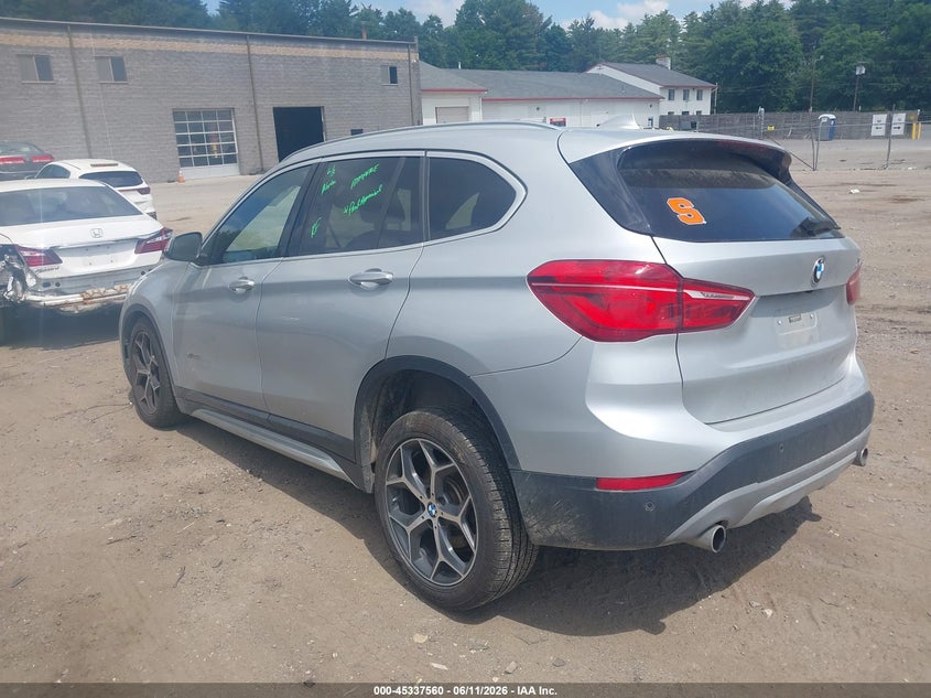 2018 BMW X1 VIN WBXHT3C3XJ5K23560 IAAI salvage auction — RIGHT FRONT, Salvage (Massachusetts), sold $4,050 on 2026-07-17 (photo 3)
