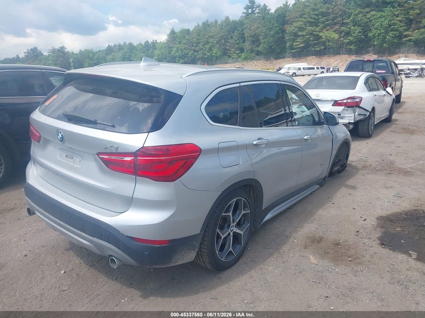 2018 BMW X1 VIN WBXHT3C3XJ5K23560 IAAI salvage auction — RIGHT FRONT, Salvage (Massachusetts), sold $4,050 on 2026-07-17 (photo 4)