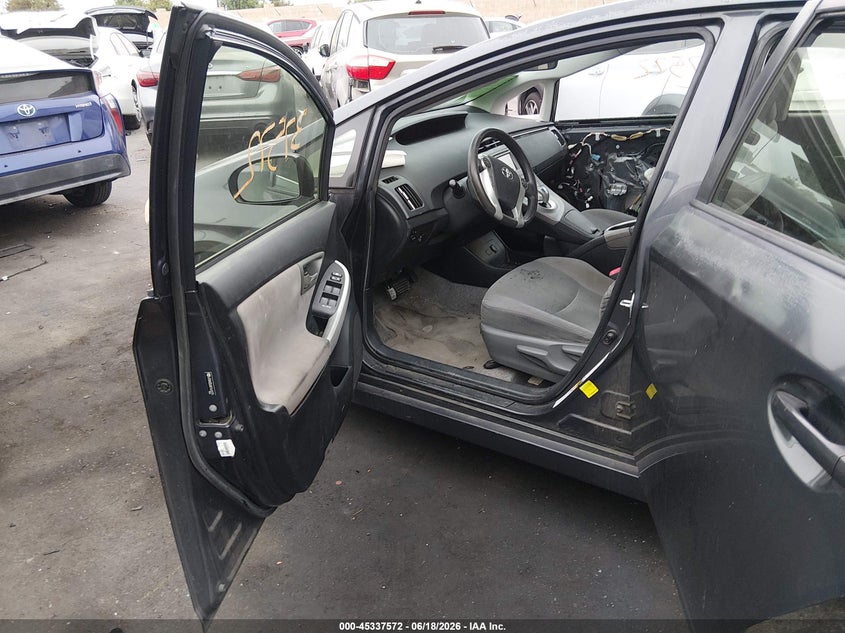2012 Toyota Prius VIN JTDKN3DUXC1610771 IAAI salvage auction — RIGHT FRONT, Salvage Title, sold $625 on 2026-07-17 (photo 5)