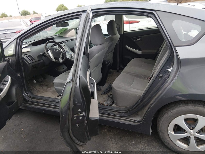 2012 Toyota Prius VIN JTDKN3DUXC1610771 IAAI salvage auction — RIGHT FRONT, Salvage Title, sold $625 on 2026-07-17 (photo 8)