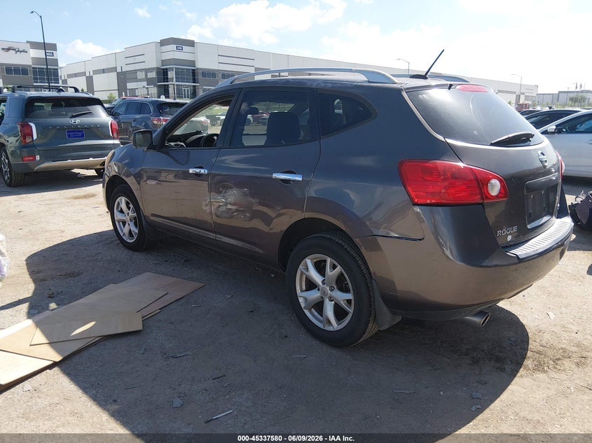 2010 Nissan Rogue VIN JN8AS5MT6AW015931 IAAI salvage auction — FRONT END, Salvage (Texas), sold $500 on 2026-07-28 (photo 3)