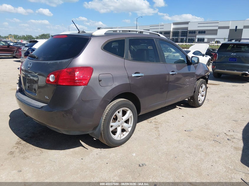 2010 Nissan Rogue VIN JN8AS5MT6AW015931 IAAI salvage auction — FRONT END, Salvage (Texas), sold $500 on 2026-07-28 (photo 4)