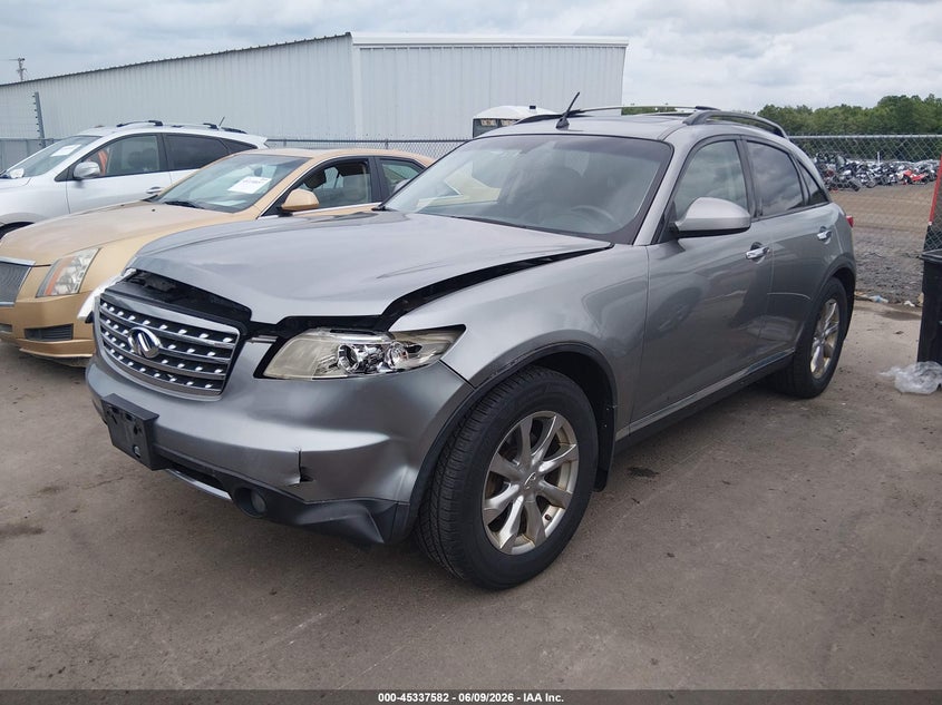 2008 Infiniti Fx VIN JNRAS08W98X209201 IAAI salvage auction — FRONT END, Salvage (Ohio), sold $575 on 2026-07-07 (photo 2)