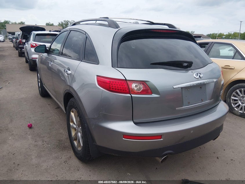 2008 Infiniti Fx VIN JNRAS08W98X209201 IAAI salvage auction — FRONT END, Salvage (Ohio), sold $575 on 2026-07-07 (photo 3)