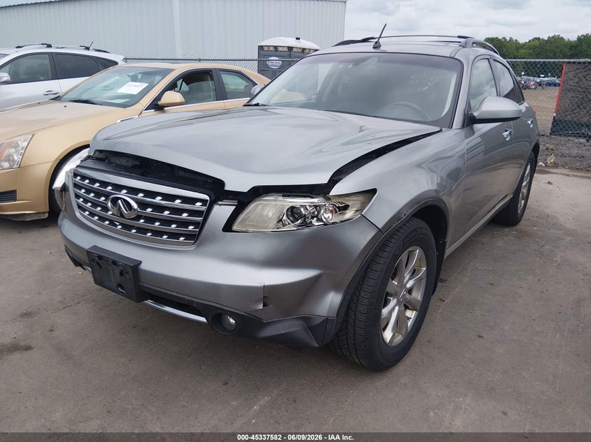 2008 Infiniti Fx VIN JNRAS08W98X209201 IAAI salvage auction — FRONT END, Salvage (Ohio), sold $575 on 2026-07-07 (photo 6)