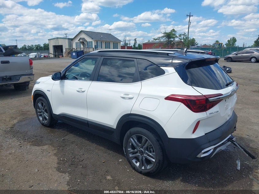 2023 Kia Seltos VIN KNDEUCAA6P7403761 IAAI salvage auction — REAR END, Salvage (Virginia), sold $8,600 on 2026-07-12 (photo 3)
