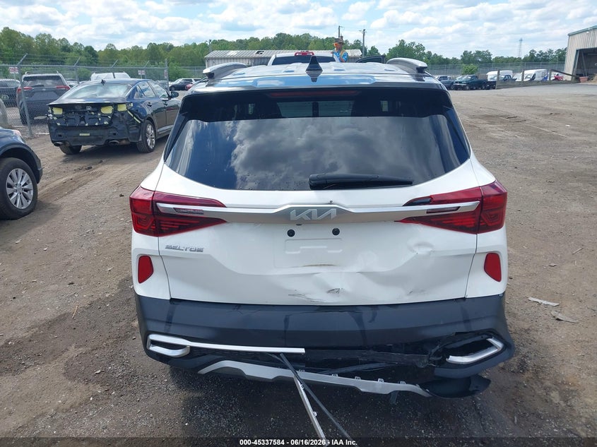 2023 Kia Seltos VIN KNDEUCAA6P7403761 IAAI salvage auction — REAR END, Salvage (Virginia), sold $8,600 on 2026-07-12 (photo 6)